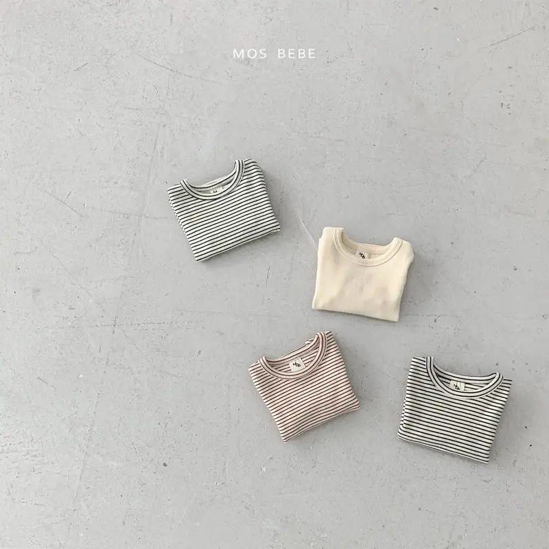 Mos Bebe - Korean Baby Fashion - #babyclothing - Round Cheese Tee - 8