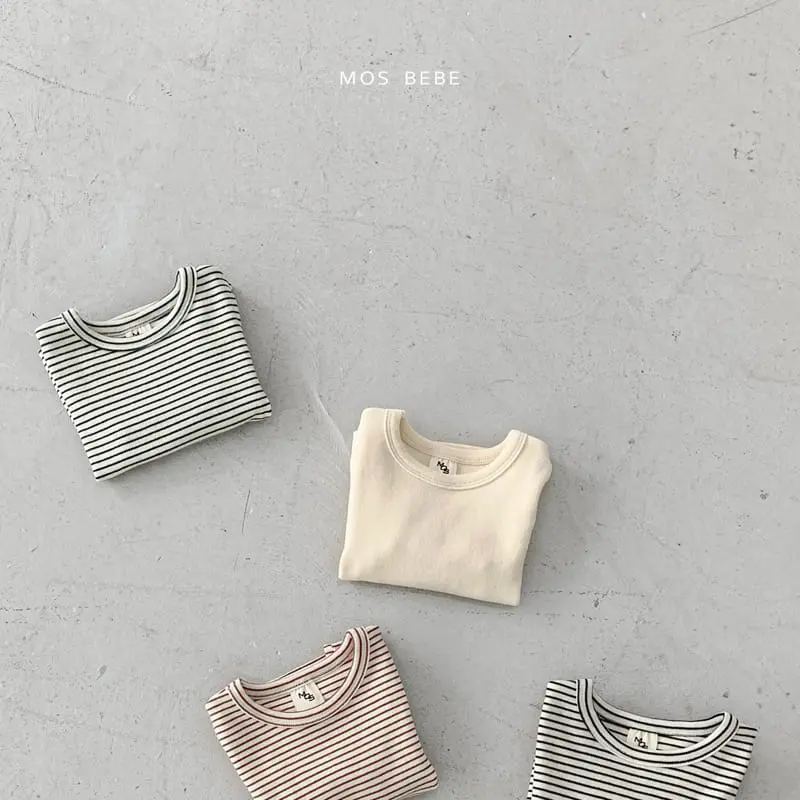Mos Bebe - Korean Baby Fashion - #babyfashion - Round Cheese Tee - 9