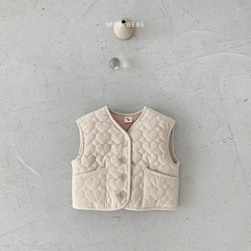 Mos Bebe - Korean Baby Fashion - #babyclothing - Warm Quilting Vest - 4