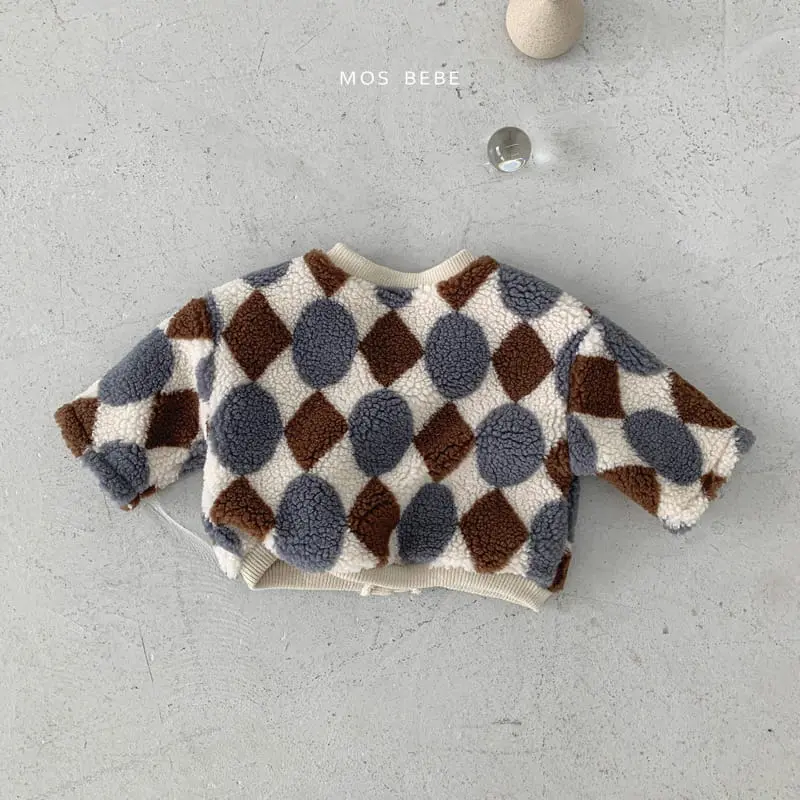 Mos Bebe - Korean Baby Fashion - #babyfever - Cozy Jacquard Jumper - 6