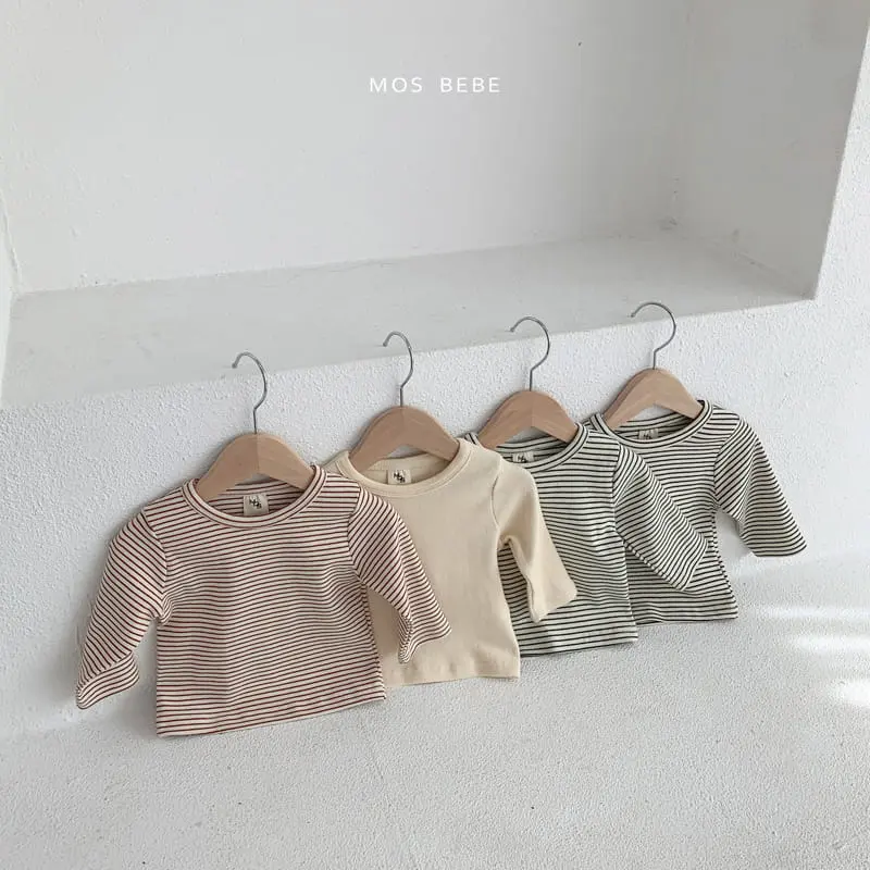 Mos Bebe - Korean Baby Fashion - #babygirlfashion - Round Cheese Tee - 11