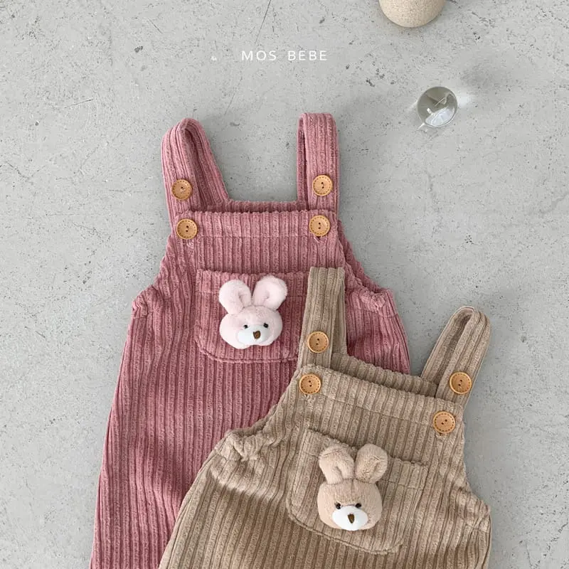 Mos Bebe - Korean Baby Fashion - #babygirlfashion - Toto Span Dungarees - 2
