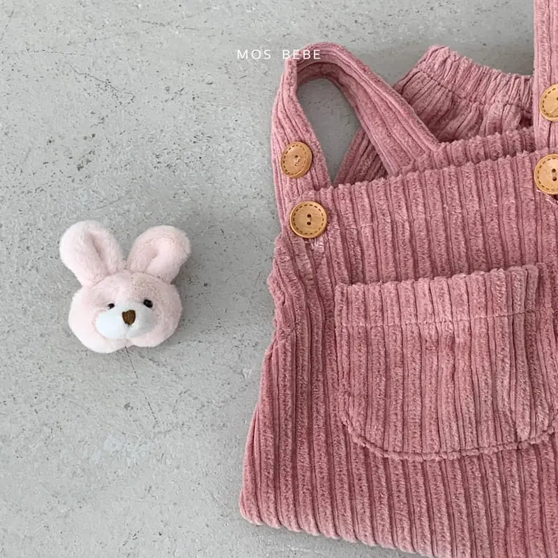 Mos Bebe - Korean Baby Fashion - #babyootd - Toto Span Dungarees - 5
