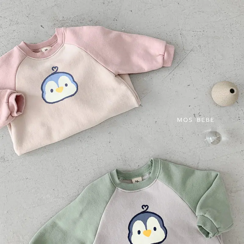 Mos Bebe - Korean Baby Fashion - #babyoninstagram - Penguin Ralgan Bodysuit - 4
