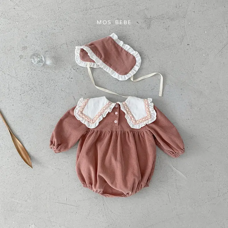 Mos Bebe - Korean Baby Fashion - #babyoutfit - Wehers Vollar Bodysuit - 8