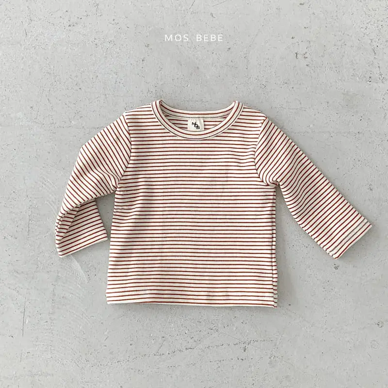 Mos Bebe - Korean Baby Fashion - #babywear - Round Cheese Tee - 2