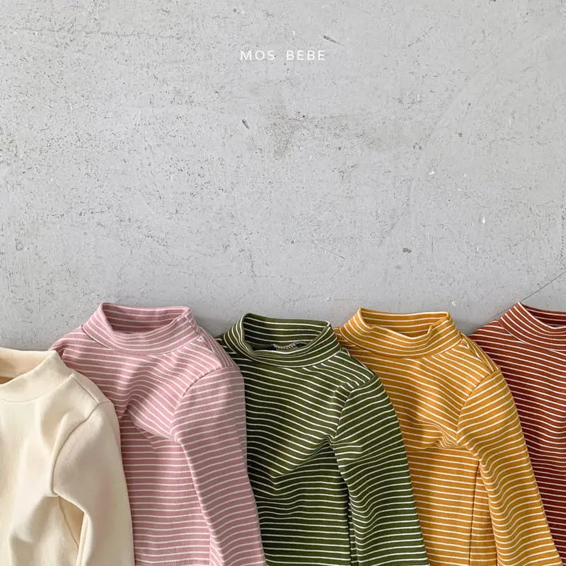 Mos Bebe - Korean Baby Fashion - #babywear - Mochi Turtleneck Tee