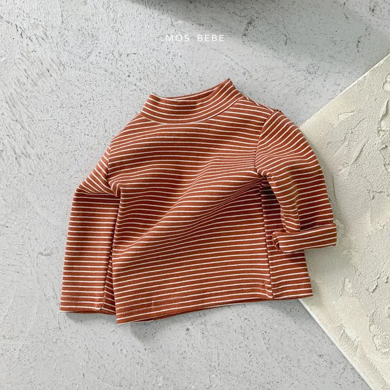 Mos Bebe - Korean Baby Fashion - #onlinebabyboutique - Mochi Turtleneck Tee - 2