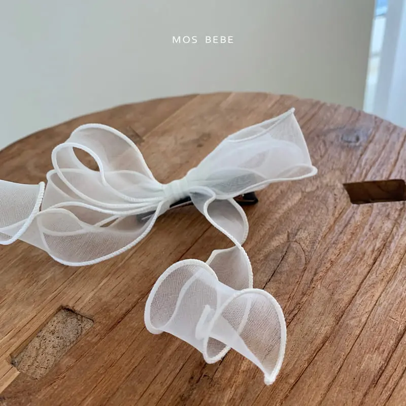 Mos Bebe - Korean Baby Fashion - #onlinebabyboutique - Ribbon Hairpin - 12