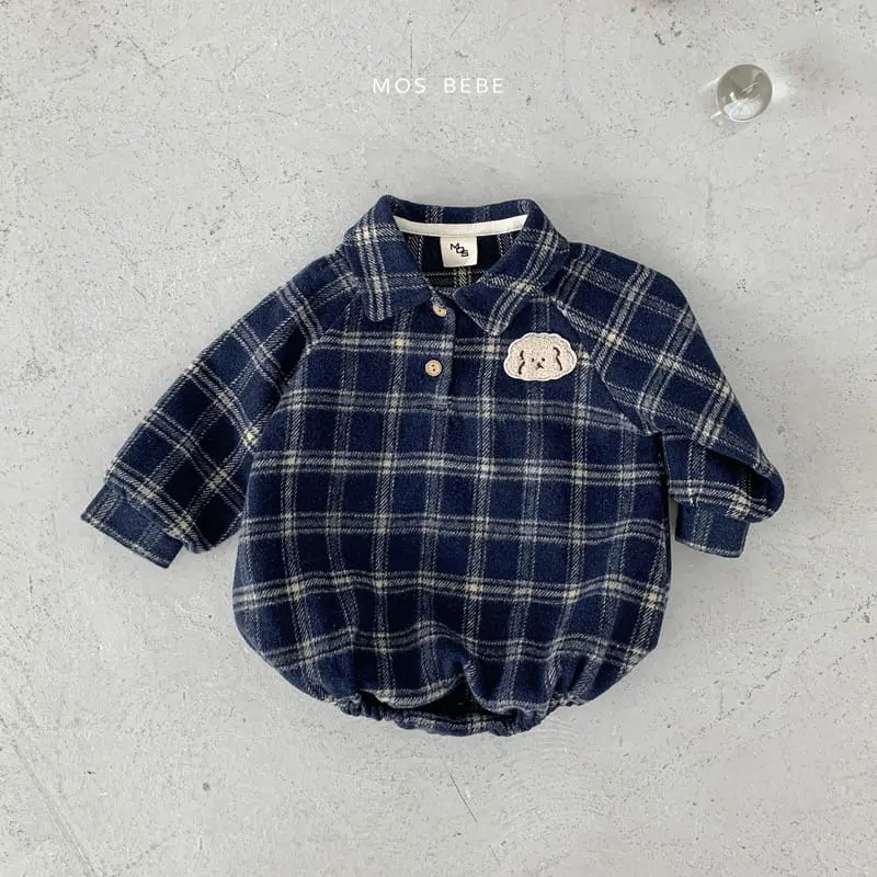 Mos Bebe - Korean Baby Fashion - #onlinebabyboutique - Poodle Collar Bodysuit - 6