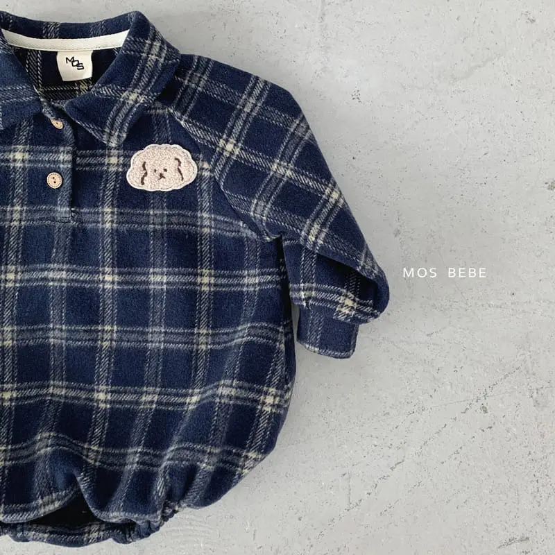 Mos Bebe - Korean Baby Fashion - #onlinebabyshop - Poodle Collar Bodysuit - 7