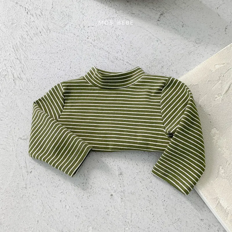 Mos Bebe - Korean Baby Fashion - #onlinebabyshop - Mochi Turtleneck Tee - 4