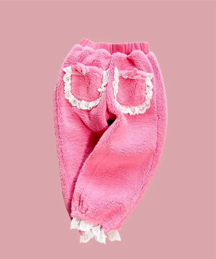 Mumunbaba - Korean Children Fashion - #Kfashion4kids - Bbosong Lace Pants - 7