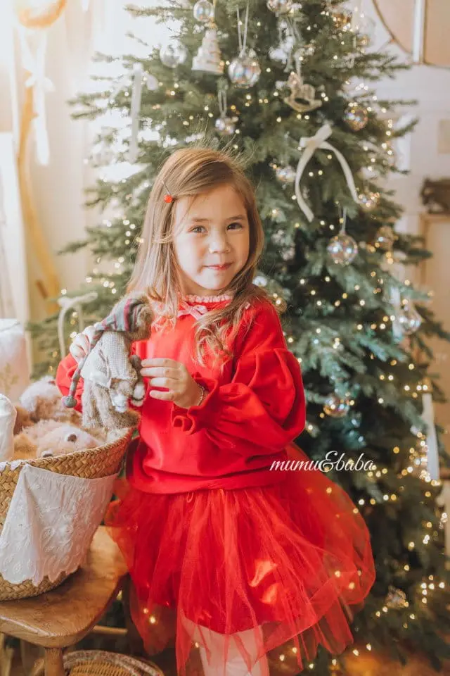 Mumunbaba - Korean Children Fashion - #fashionkids - Veloure Ribbon Tee