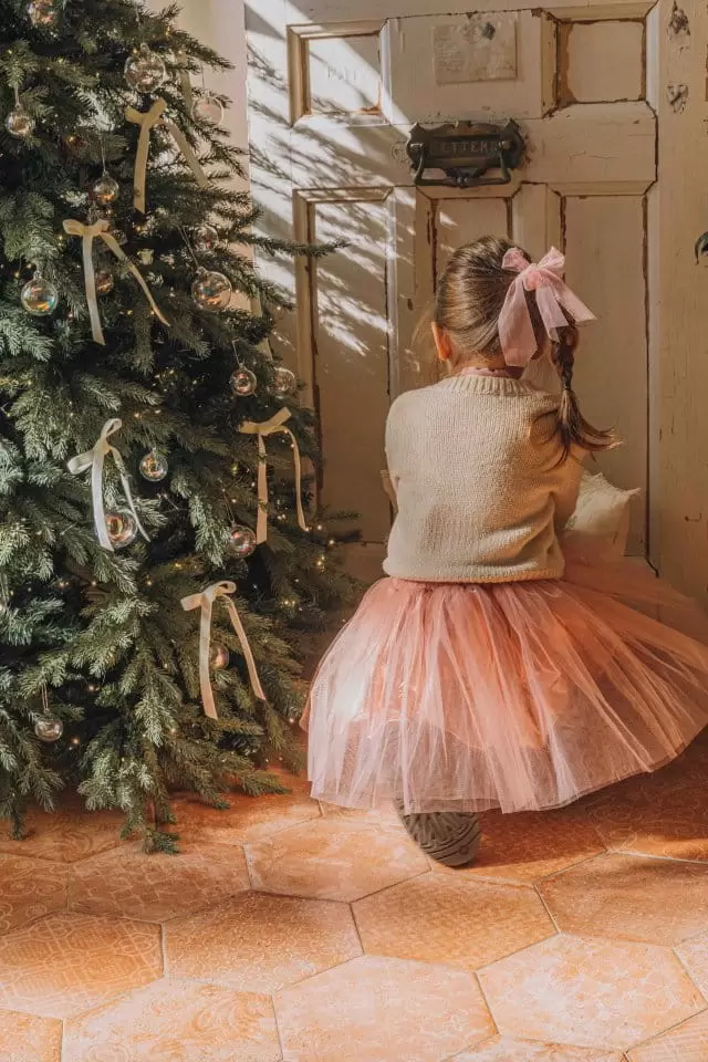Mumunbaba - Korean Children Fashion - #kidsshorts - Balloon Xmas Skirt