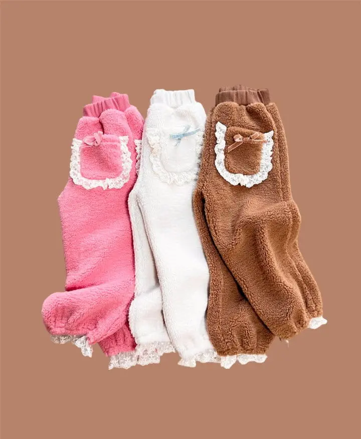 Mumunbaba - Korean Children Fashion - #littlefashionista - Bbosong Lace Pants - 8