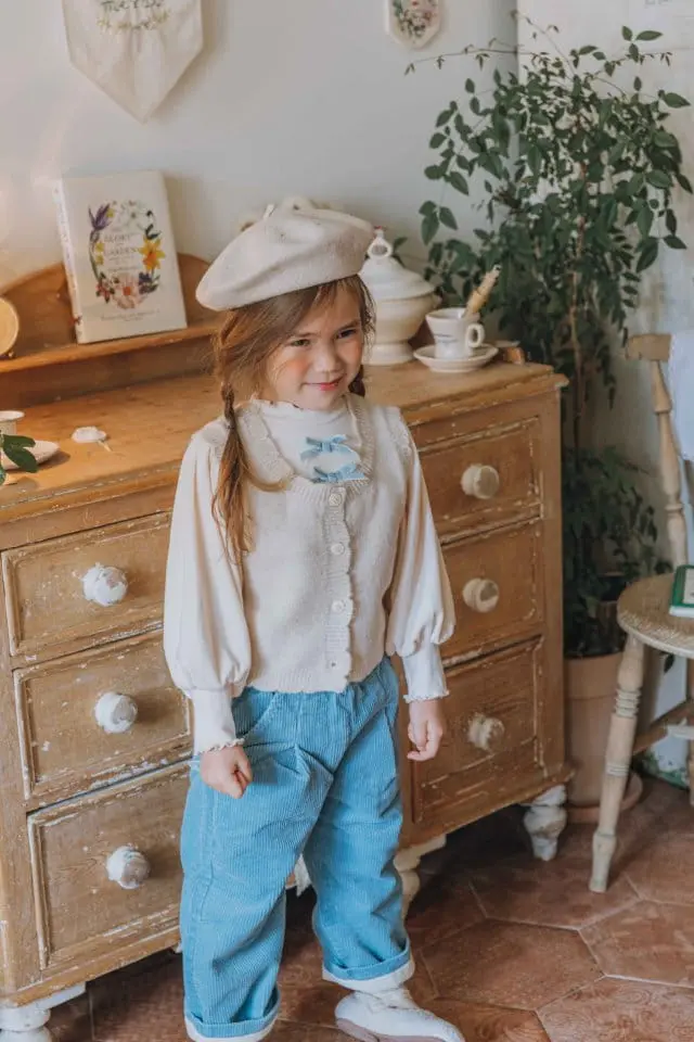 Mumunbaba - Korean Children Fashion - #magicofchildhood - Rounding Knit Vest - 2