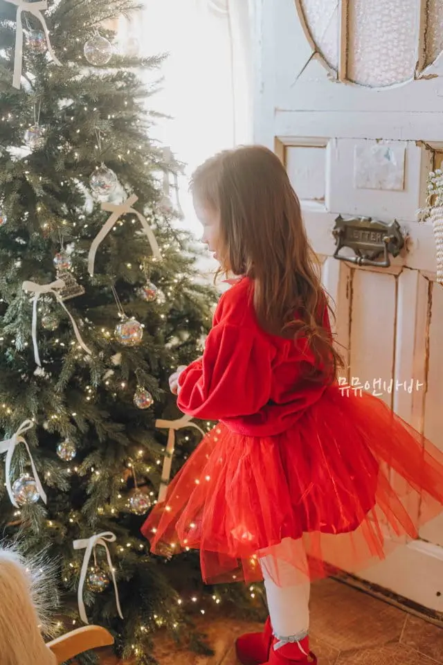 Mumunbaba - Korean Children Fashion - #minifashionista - Veloure Ribbon Tee - 8