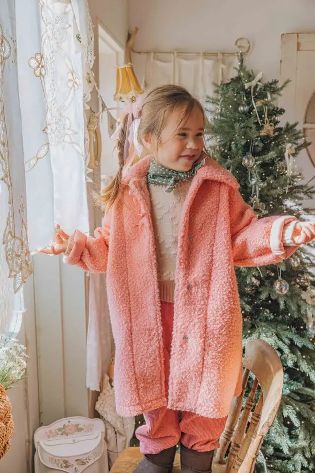 Mumunbaba - Korean Children Fashion - #stylishchildhood - Ribbon Dumble Coat - 10