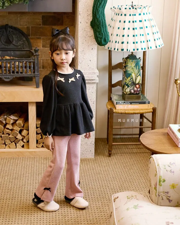 Murmure - Korean Children Fashion - #Kfashion4kids - Ribbon Pants - 6