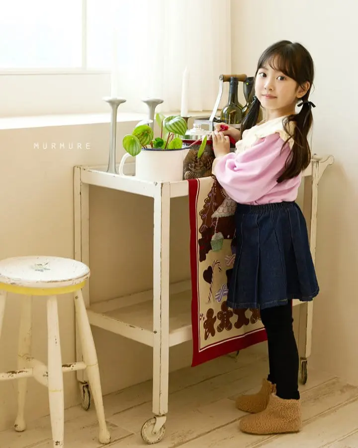 Murmure - Korean Children Fashion - #kidsshorts - Noel Collar Tee - 11