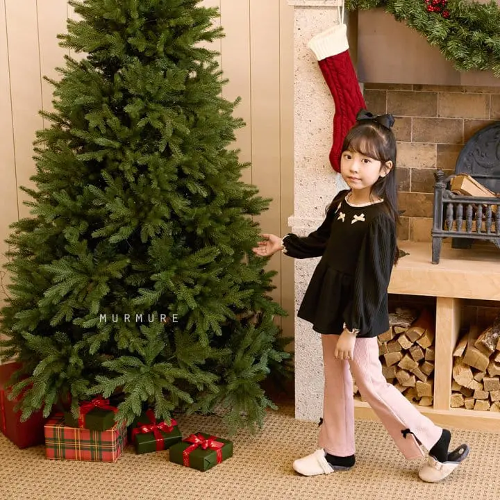 Murmure - Korean Children Fashion - #kidzfashiontrend - Ribbon Pants - 5