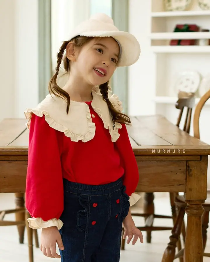 Murmure - Korean Children Fashion - #littlefashionista - Noel Collar Tee