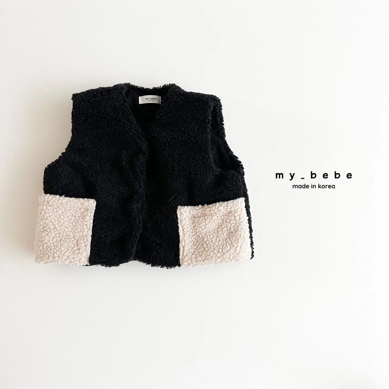My Bebe - Korean Baby Fashion - #babyfever - Color Dumble Vest - 8