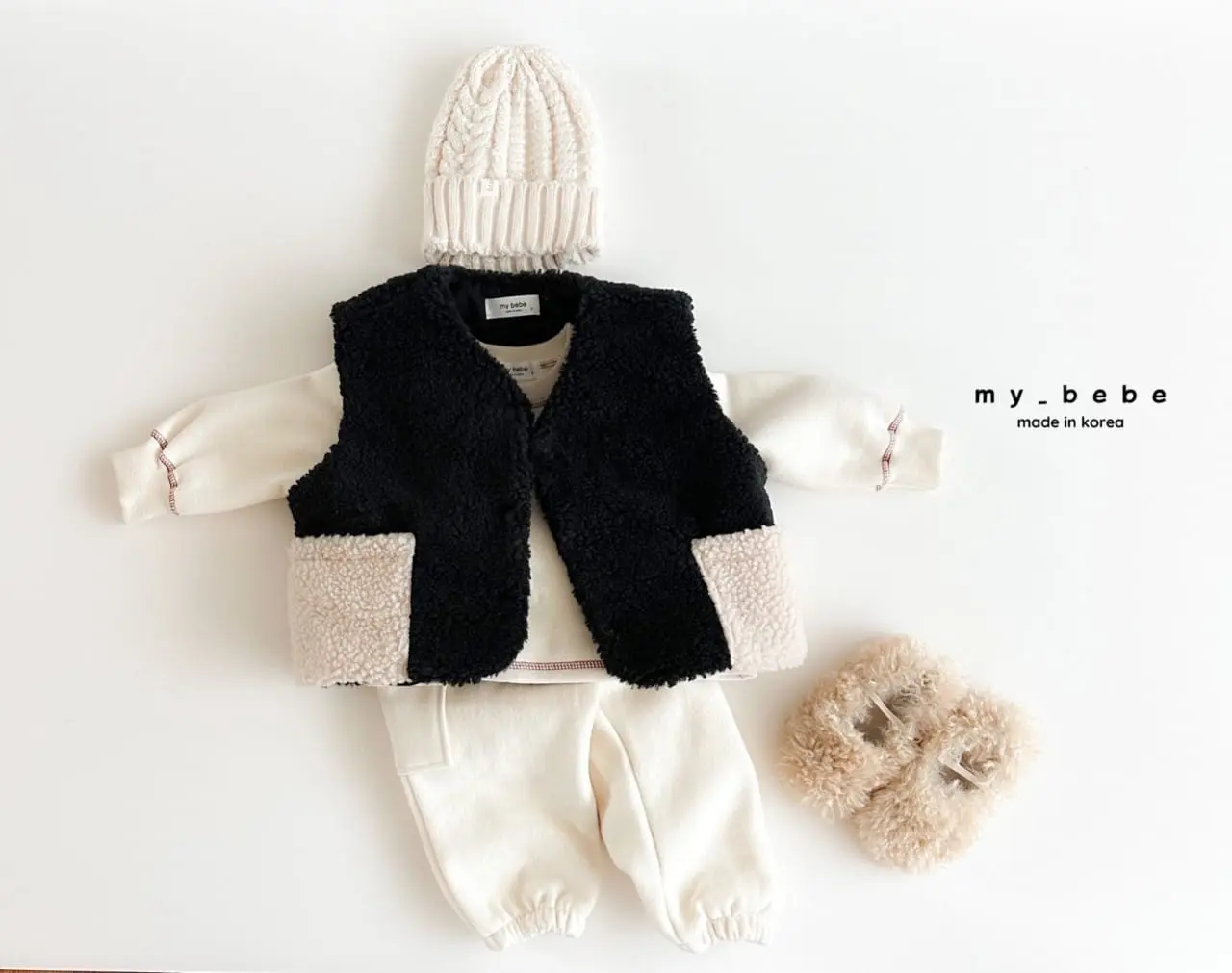 My Bebe - Korean Baby Fashion - #babylifestyle - Color Dumble Vest - 10