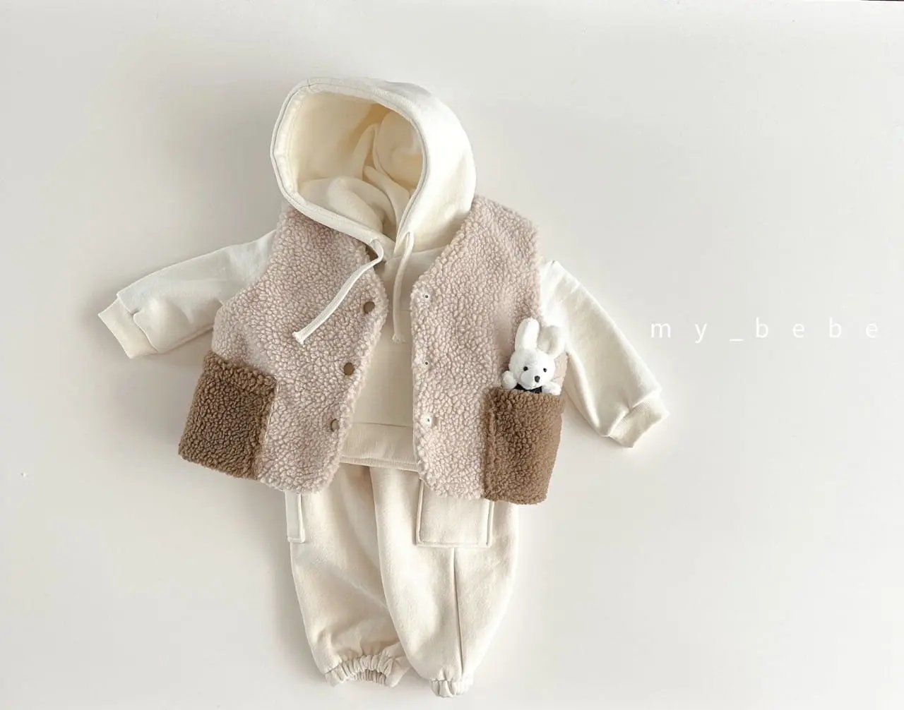 My Bebe - Korean Baby Fashion - #babyoninstagram - Fleece Hoody