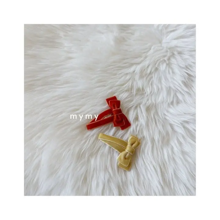 My Socks - Korean Baby Fashion - #babyboutique - Cake Hairpin Set - 3