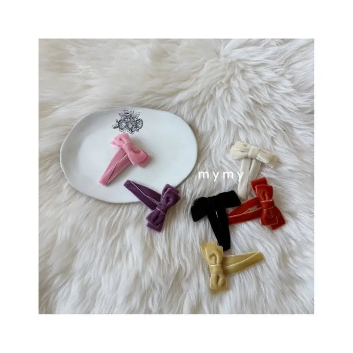 My Socks - Korean Baby Fashion - #babyfashion - Cake Hairpin Set - 6