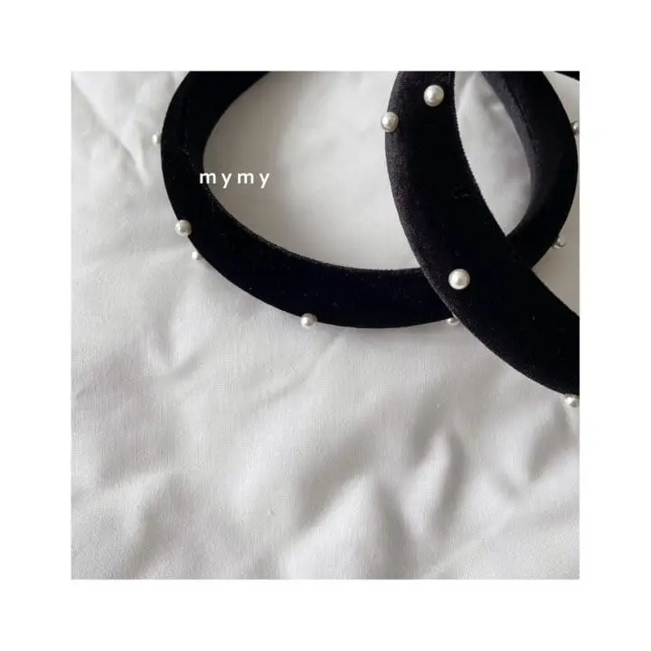 My Socks - Korean Baby Fashion - #babygirlfashion - Cream Chou Hairband - 3