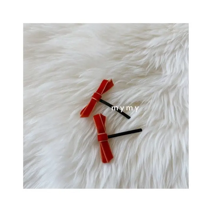 My Socks - Korean Baby Fashion - #onlinebabyshop - Santa Hairpin Set - 5