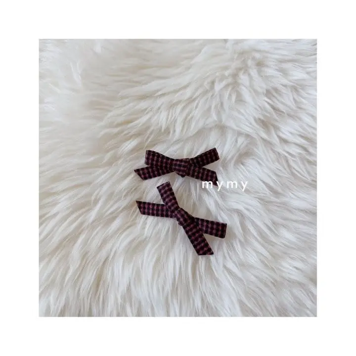 My Socks - Korean Baby Fashion - #onlinebabyshop - Fireplace Hairpin Set - 3
