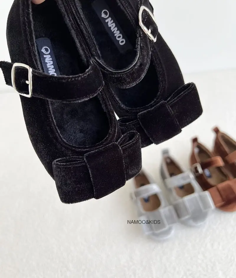 Namoo & Kids - Korean Children Fashion - #kidzfashiontrend - Jena Velvet Flats - 4