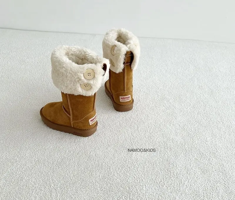 Namoo & Kids - Korean Children Fashion - #childofig - Long Fluffy Boots - 10