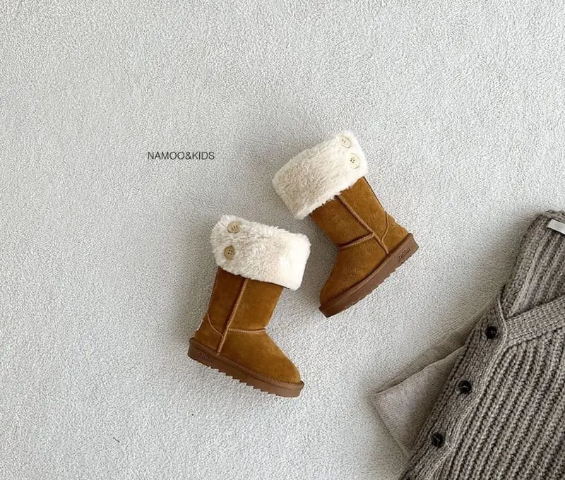 Namoo & Kids - Korean Children Fashion - #designkidswear - Long Fluffy Boots - 12