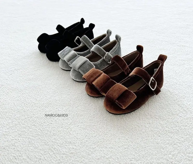Namoo & Kids - Korean Children Fashion - #kidsshorts - Jena Velvet Flats