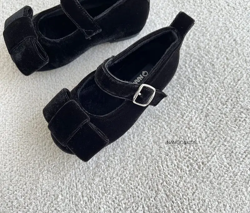 Namoo & Kids - Korean Children Fashion - #kidzfashiontrend - Jena Velvet Flats - 3