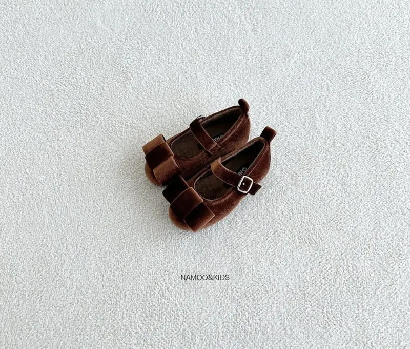 Namoo & Kids - Korean Children Fashion - #littlefashionista - Jena Velvet Flats - 5