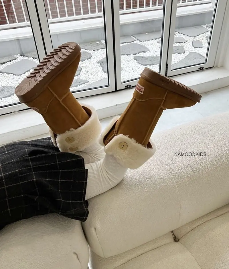 Namoo & Kids - Korean Children Fashion - #prettylittlegirls - Long Fluffy Boots - 6