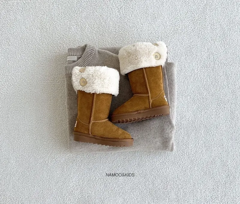 Namoo & Kids - Korean Children Fashion - #todddlerfashion - Long Fluffy Boots - 7