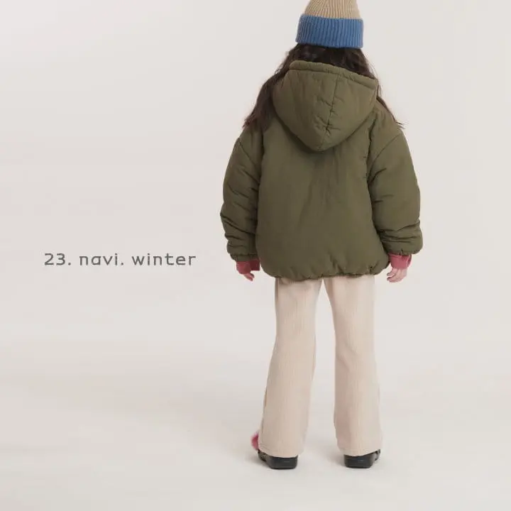 Navi - Korean Children Fashion - #discoveringself - Half Zip-up Padding Jacket - 3