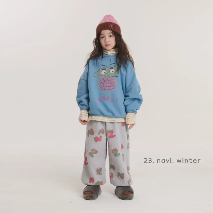Navi - Korean Children Fashion - #kidsstore - Owl Tee - 2
