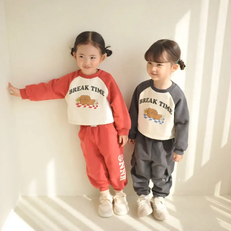 Neneru - Korean Baby Fashion - #babyboutique - Lol Crop Raglan Tee - 2