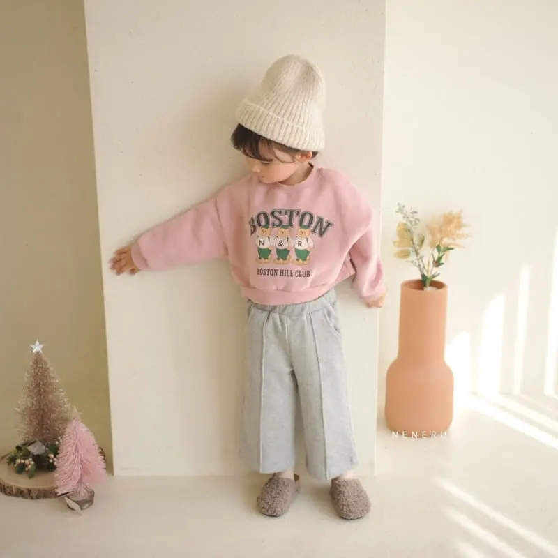 Neneru - Korean Baby Fashion - #babyoninstagram - Boston Sweatshirt - 8