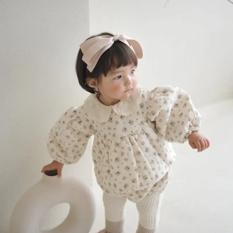 Neneru - Korean Baby Fashion - #babyoninstagram - Kate Bloomer Set - 3