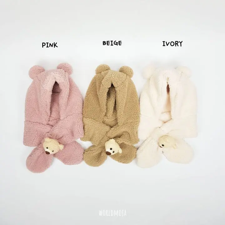 New World - Korean Children Fashion - #kidsshorts - Fluffy Bear Hoody - 3
