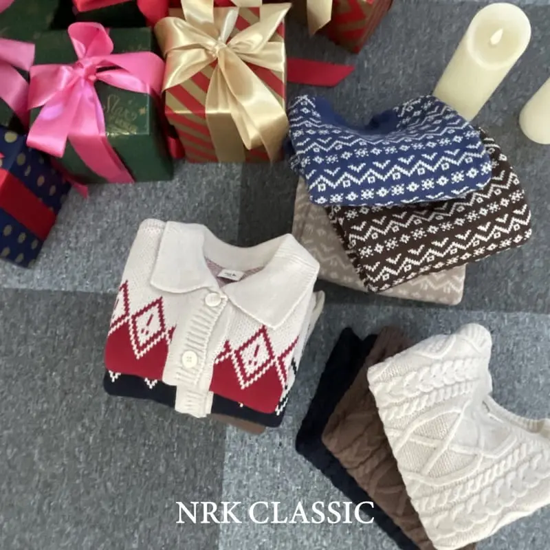 Nrk - Korean Children Fashion - #childofig - Jacquard Knit Tee - 6